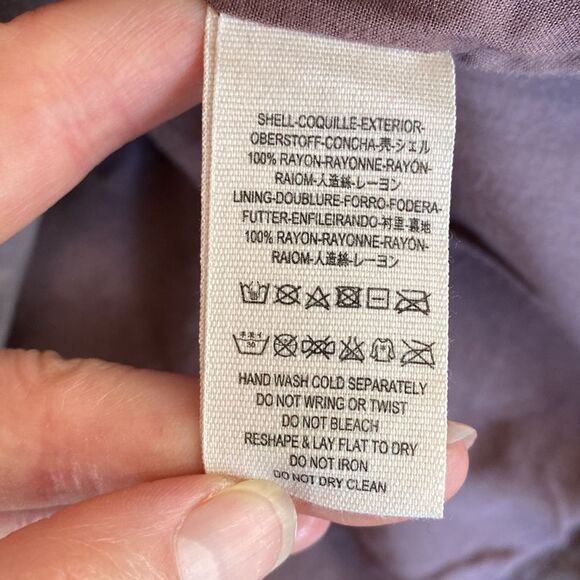 Free People Modern Femme Vegan Suede Mini Skirt in Mauve Size 6 - Picture 10 of 11